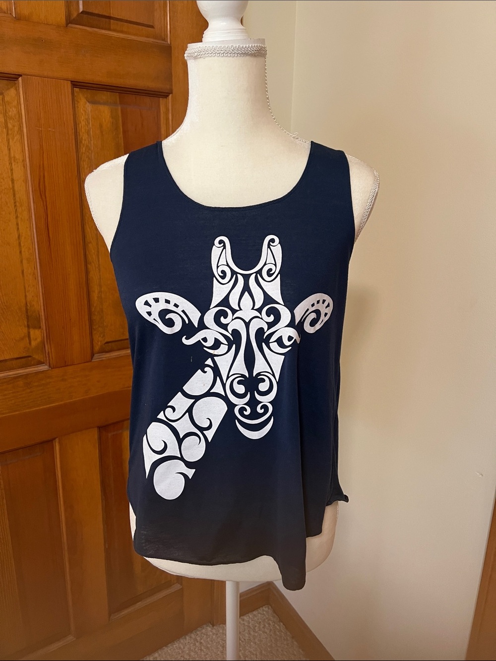 Giraffe Design Racer Back Top